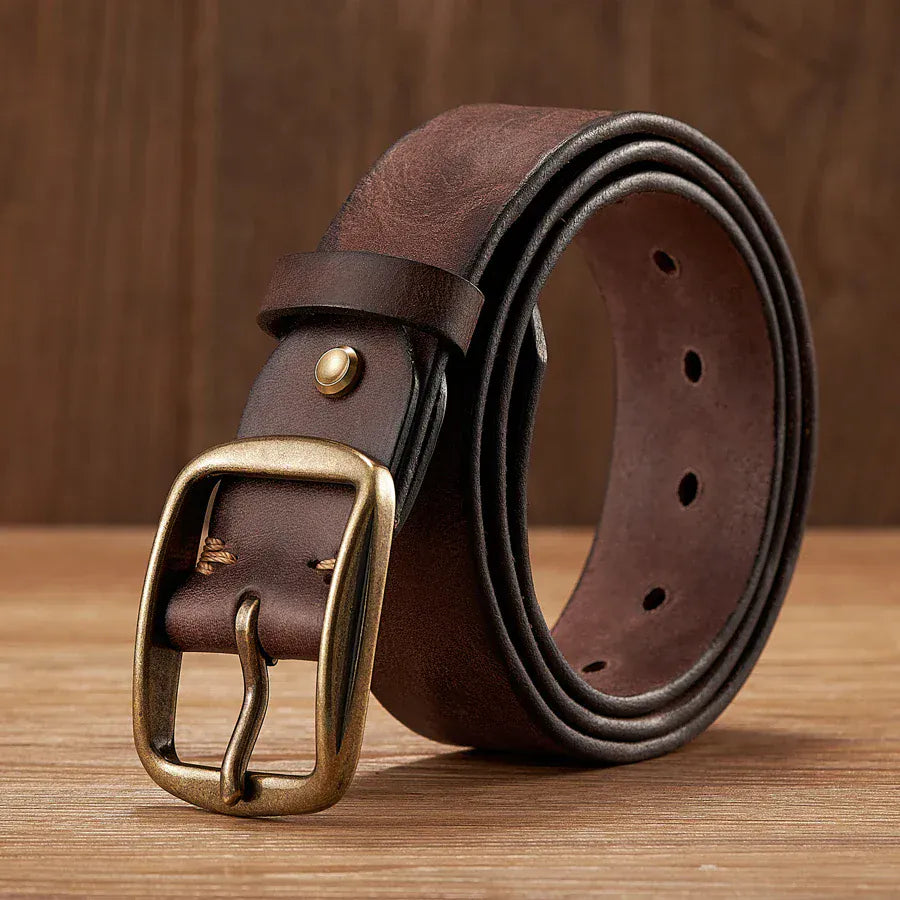 Ceintures Luxe Homme Marron Ma boutique