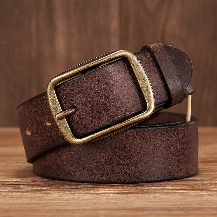 Ceintures Luxe Homme Marron Ma boutique