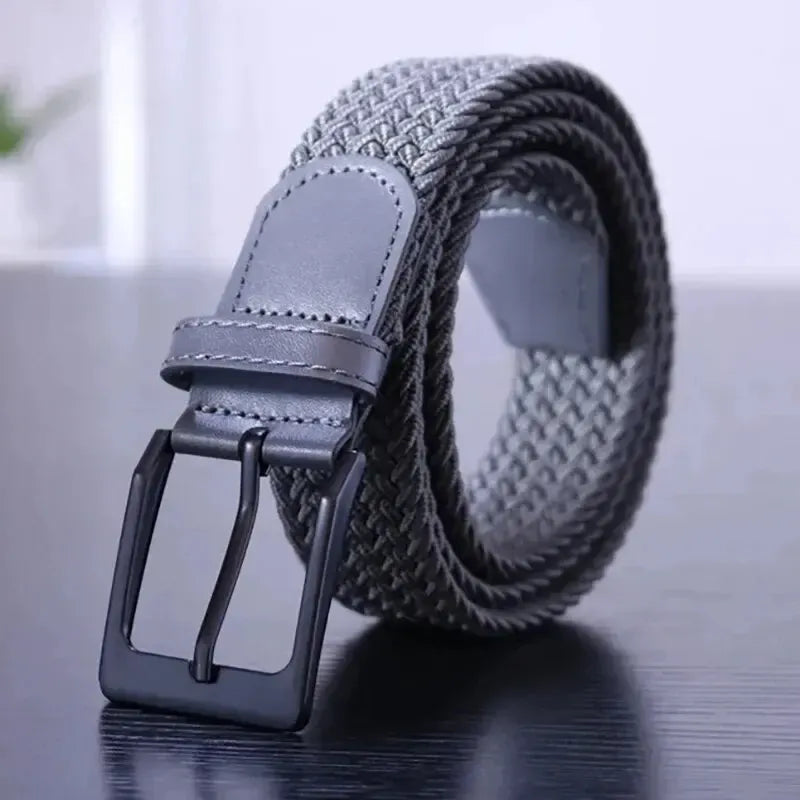 Gris Ceintures Marron Homme Tressée Ma boutique