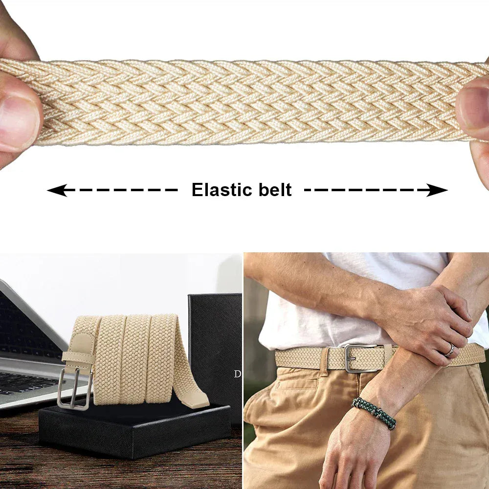 Ceintures Tressées Homme Blanc Ma boutique