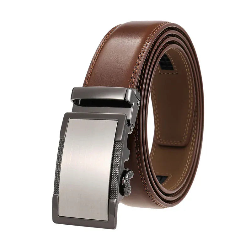 Marron 2 / 110cm Ceintures Western Homme Cuir Epais Ma boutique