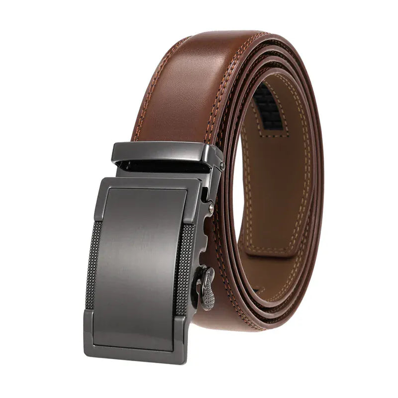 Marron 1 / 100cm Ceintures Western Homme Cuir Epais Ma boutique