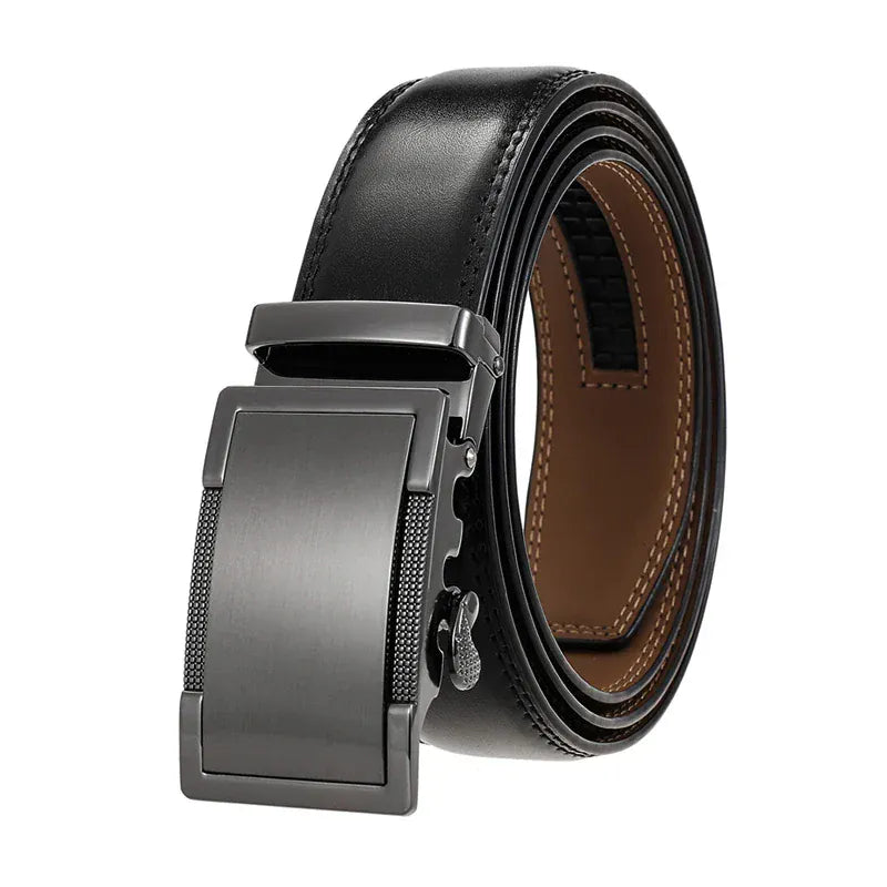 Noir 1 / 115cm Ceintures Western Homme Cuir Epais Ma boutique