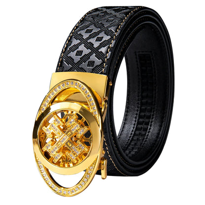 X / 120cm Ceintures Western Homme Noir Ma boutique