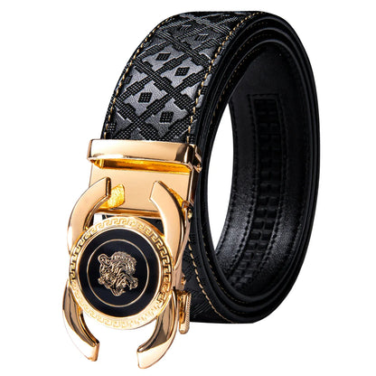 AB / 130cm Ceintures Western Homme Noir Ma boutique