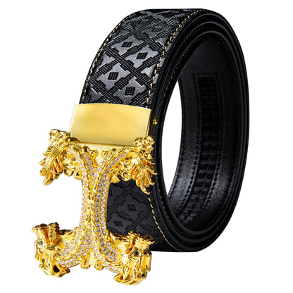 U / 110cm Ceintures Western Homme Noir Ma boutique