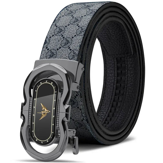 Coffret Cadeau Ceinture Cuir Homme :  Le cadeau idéal  Métallisé C / 105cm