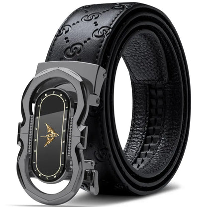 Métallisé A / 105cm Coffret Cadeau Ceinture Cuir Homme Ma boutique