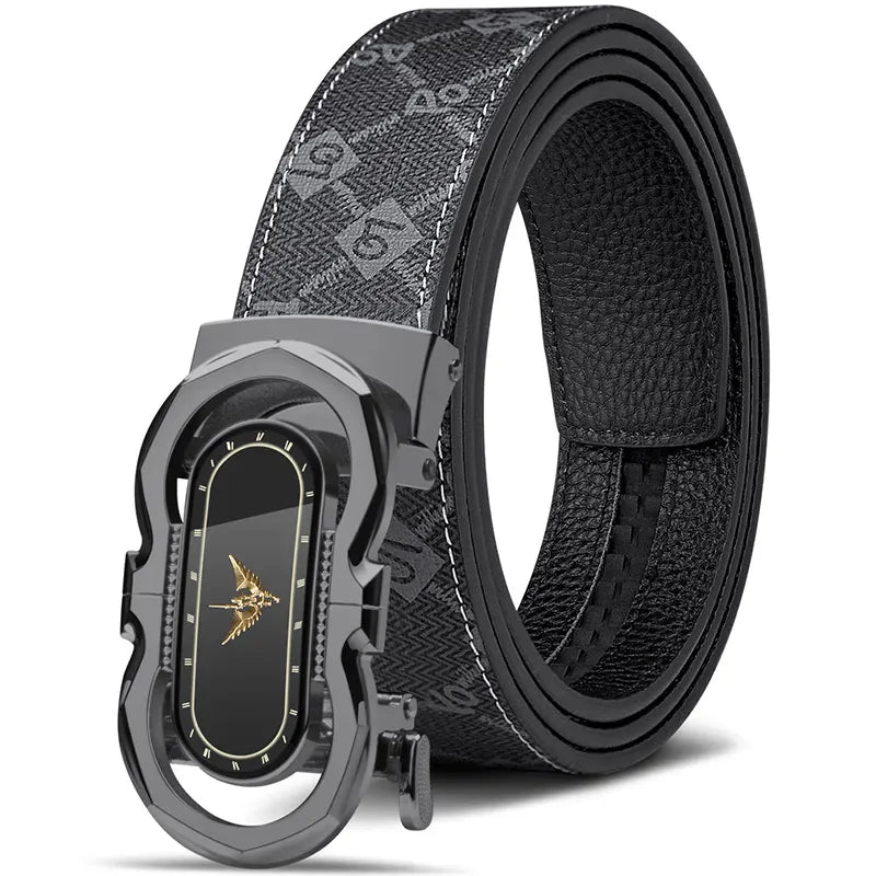 Métallisé B / 105cm Coffret Cadeau Ceinture Cuir Homme Ma boutique