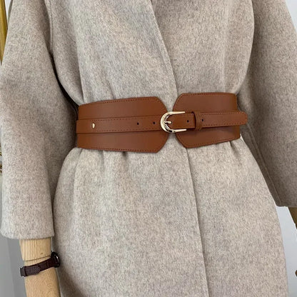 Grosse ceinture marron femme CeinturesCuir