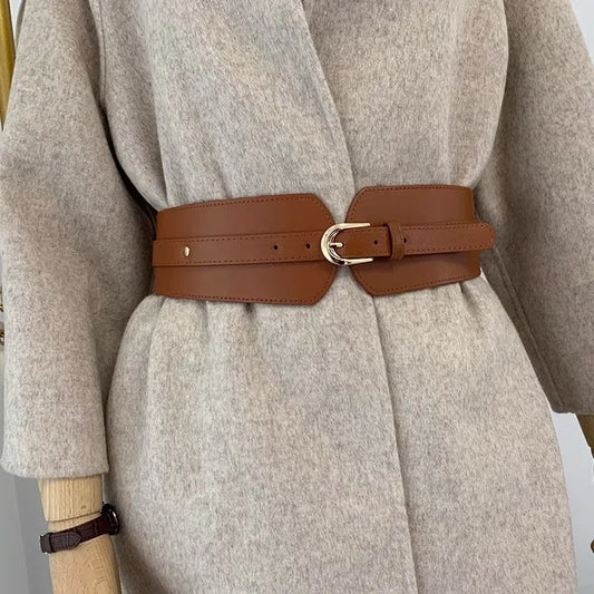 Grosse ceinture marron femme CeinturesCuir