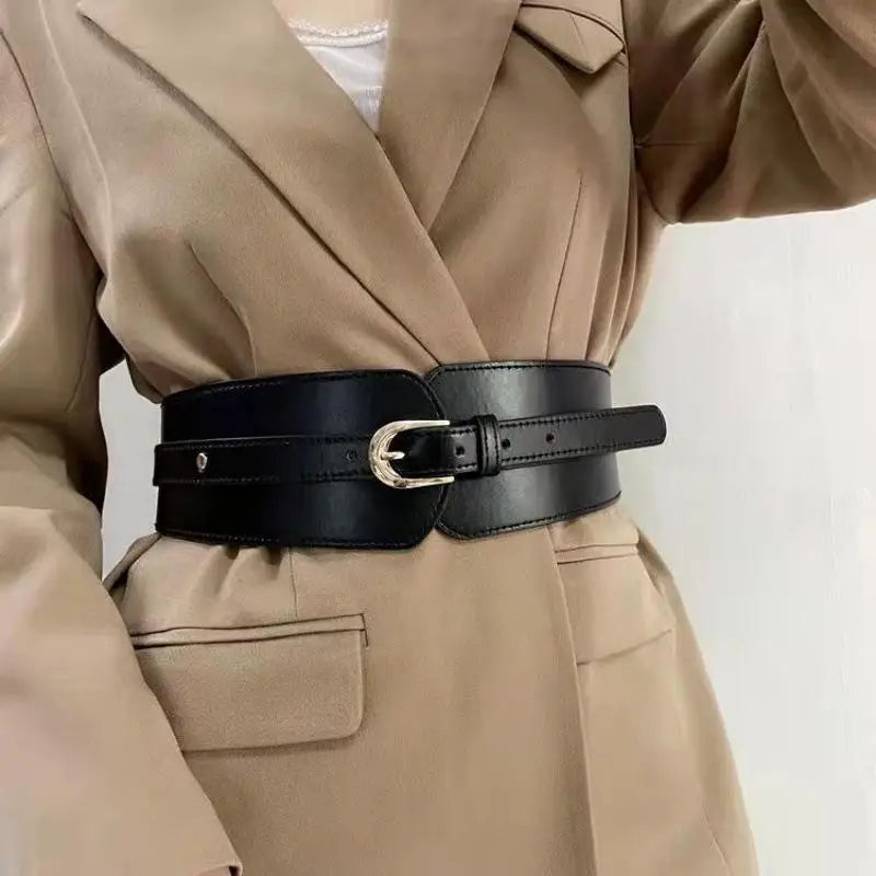 Grosse ceinture marron femme CeinturesCuir