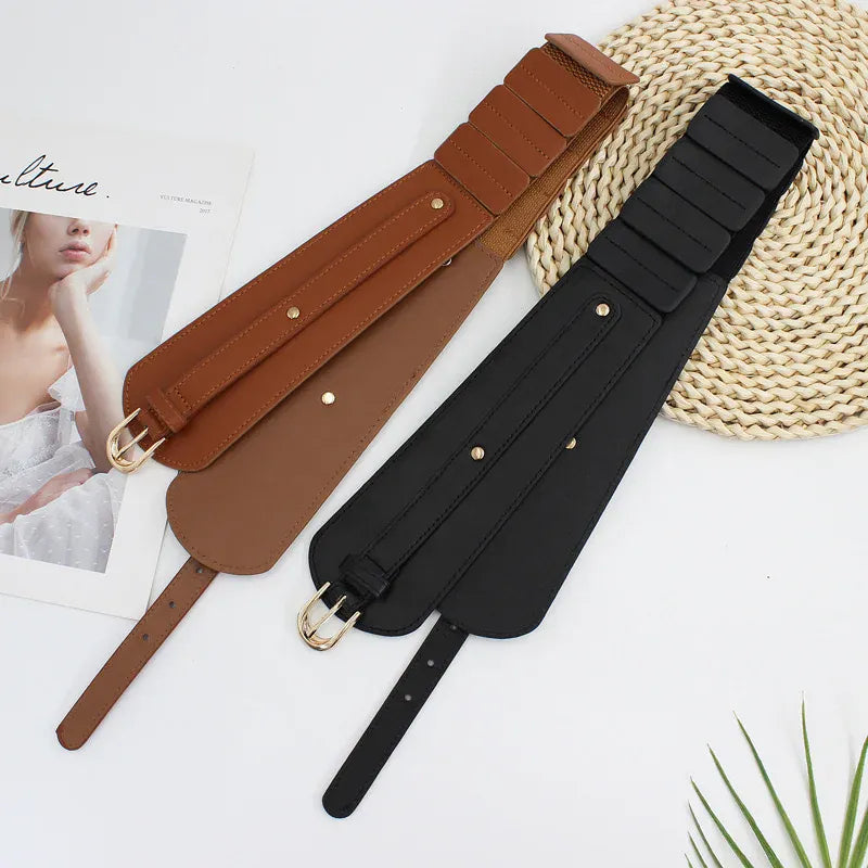 Grosse ceinture marron femme CeinturesCuir