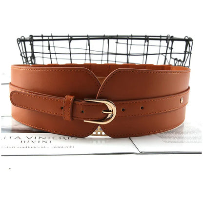 Grosse ceinture marron femme CeinturesCuir