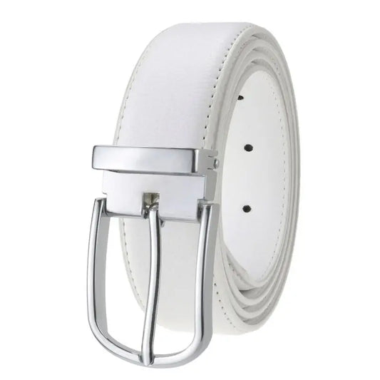 La Ceinture Homme 60 Ans : L'Accessoire Intemporel pour un Style Raffiné Boucle Argent / 90 cm