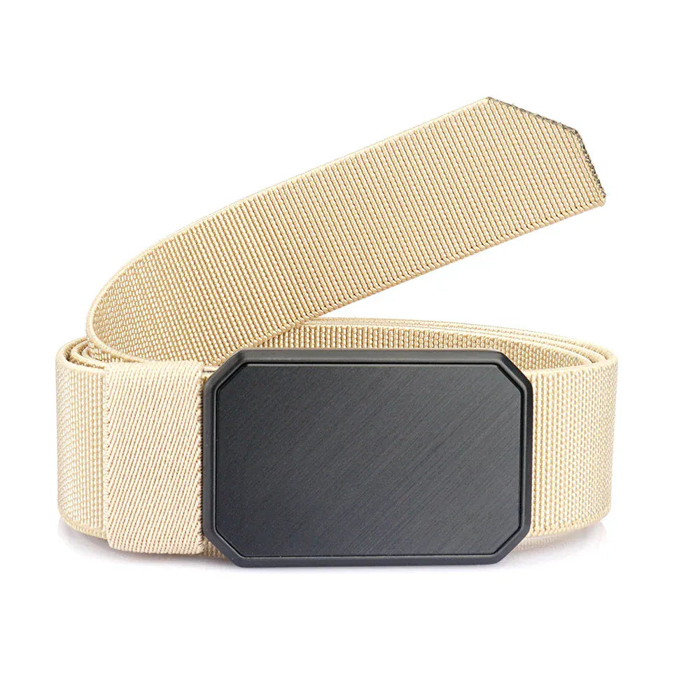 La Ceinture Homme Fermeture Magnétique : L'Accessoire  du Quotidien Kaki