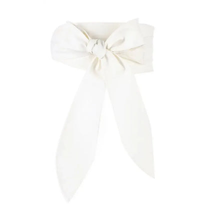 Ladies' fashionable wide waistband, elegant bow ribbon, knotted waistband, leather decorative waistband CeinturesCuir