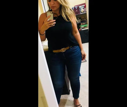 Women Reversible Leather Belt 2 in 1 Rotated 2 Rings Gold Buckle 3.4cm Wide Suitable for Pairing with Various Pants CeinturesCuir