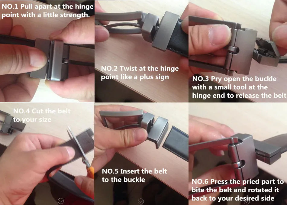 Women Reversible Leather Belt 2 in 1 Rotated 2 Rings Gold Buckle 3.4cm Wide Suitable for Pairing with Various Pants CeinturesCuir