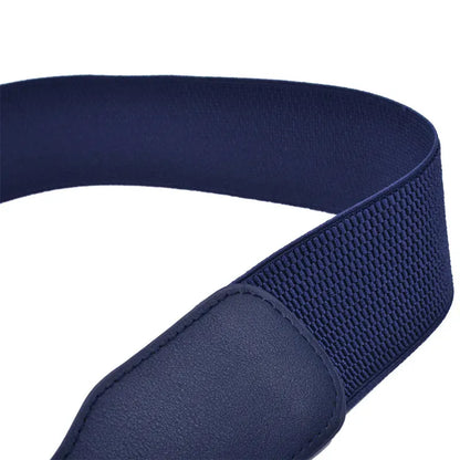 Women's Girdle Elastic Stretch Wide Waist Belts W Double Rings Buckle Cummerbunds Ladies CeinturesCuir