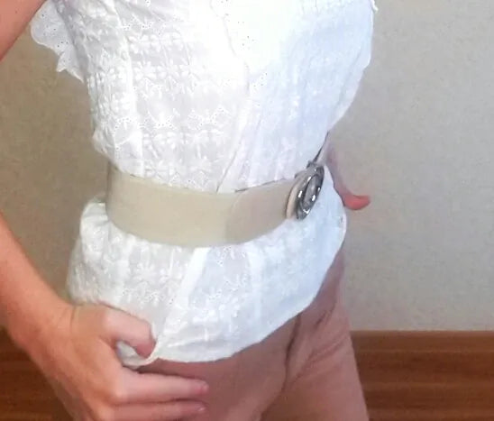 Women's Girdle Elastic Stretch Wide Waist Belts W Double Rings Buckle Cummerbunds Ladies CeinturesCuir