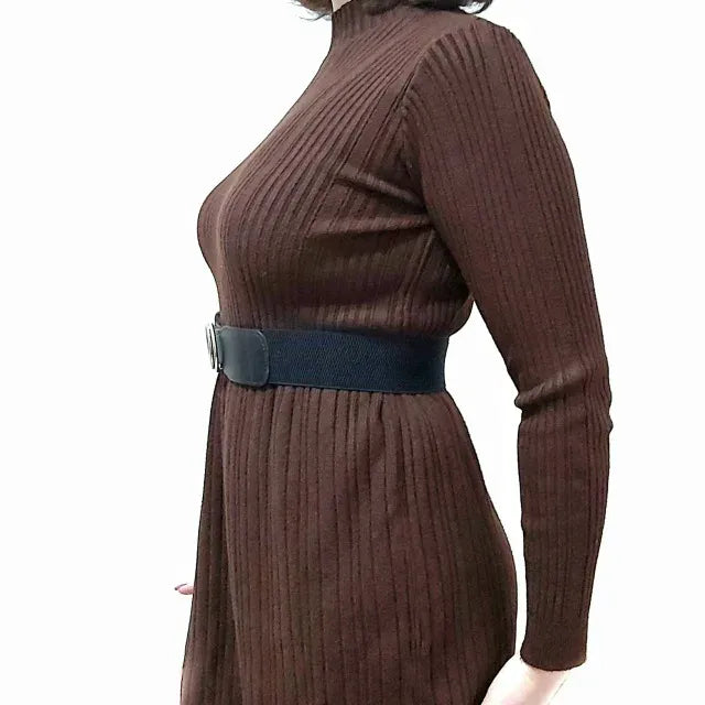 Women's Girdle Elastic Stretch Wide Waist Belts W Double Rings Buckle Cummerbunds Ladies CeinturesCuir