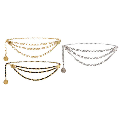 Women's Waist Chain Belt Bridal Wedding Adjustable Tassel Body Jewelry Fashion Accessories for Party Carnival Holiday CeinturesCuir