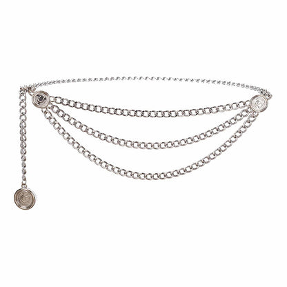 Women's Waist Chain Belt Bridal Wedding Adjustable Tassel Body Jewelry Fashion Accessories for Party Carnival Holiday CeinturesCuir