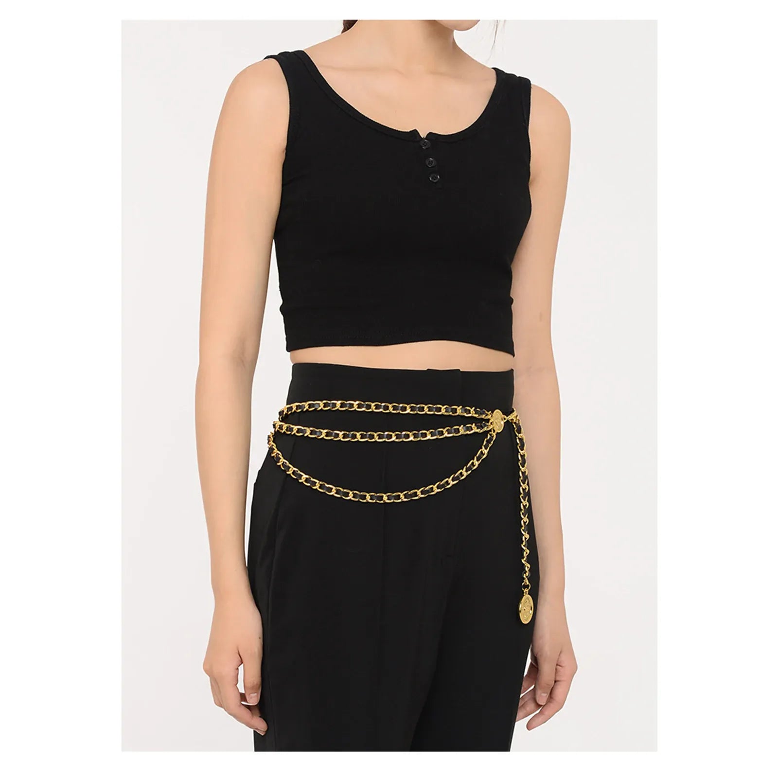 Women's Waist Chain Belt Bridal Wedding Adjustable Tassel Body Jewelry Fashion Accessories for Party Carnival Holiday CeinturesCuir