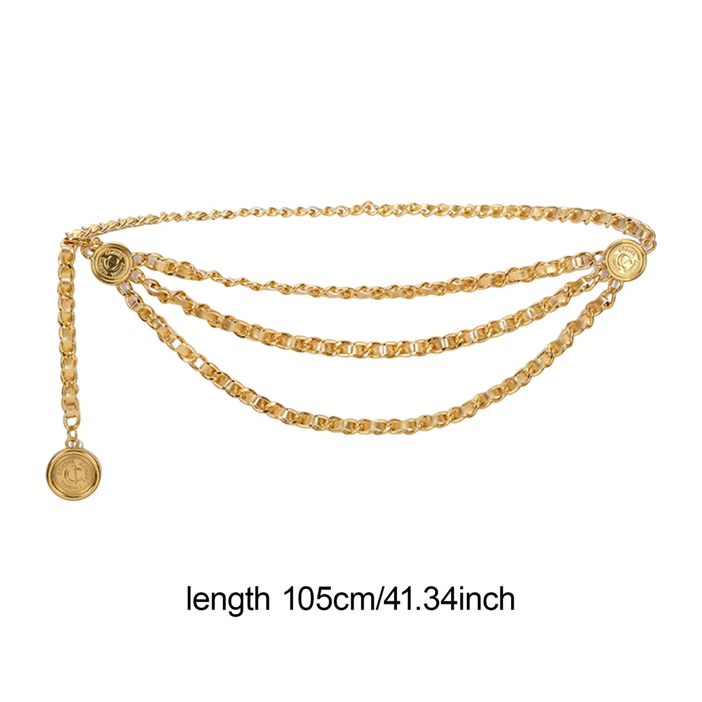 Gold Leather Women's Waist Chain Belt Bridal Wedding Adjustable Tassel Body Jewelry Fashion Accessories for Party Carnival Holiday CeinturesCuir